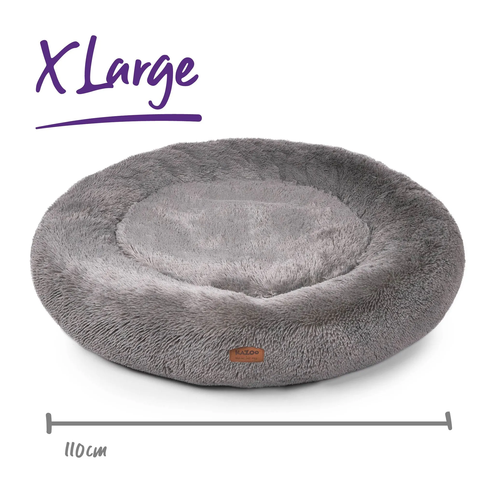 Peacock Dog Bed - Mud
