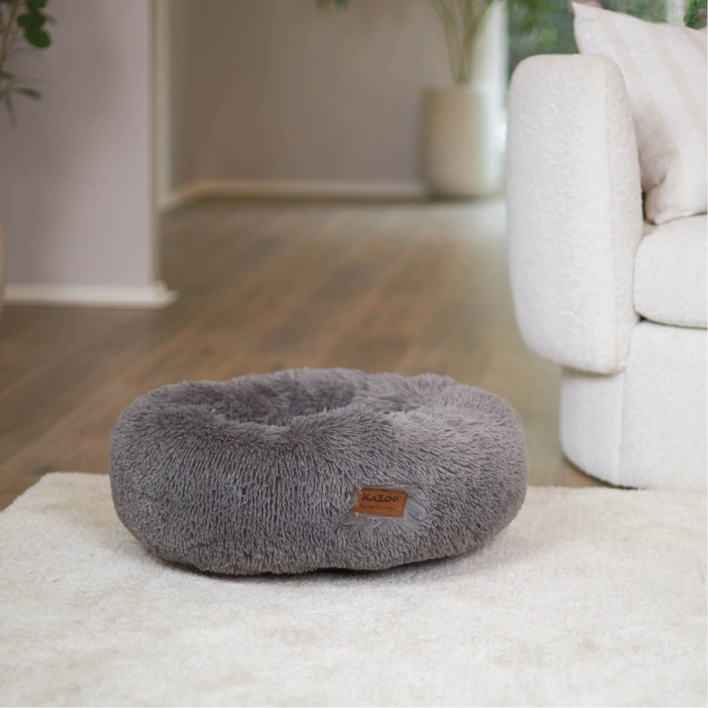 Peacock Dog Bed - Mud