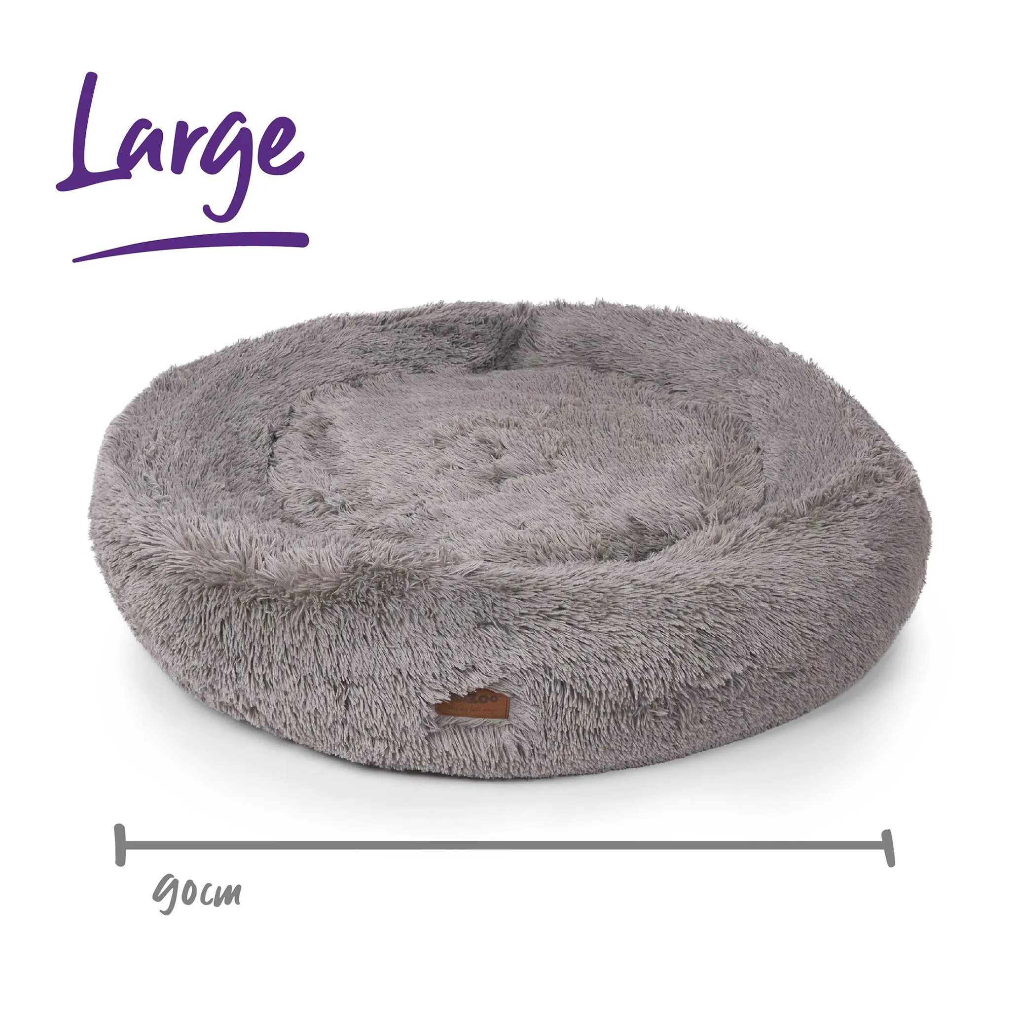 Peacock Dog Bed - Mud