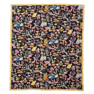 Quilted Throw- Mushroom Magic
