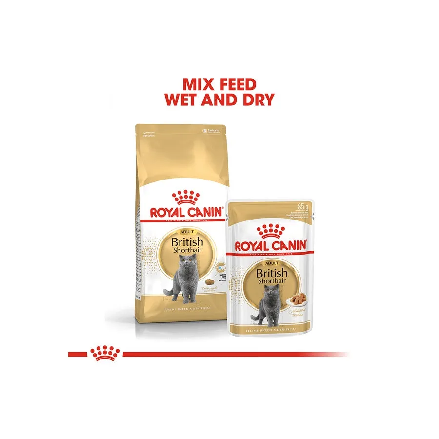 Royal Canin British Shorthair Gravy Adult Wet Cat Food 12 X 85g