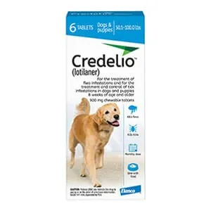 Rx Credelio Flea Tablets for Dogs