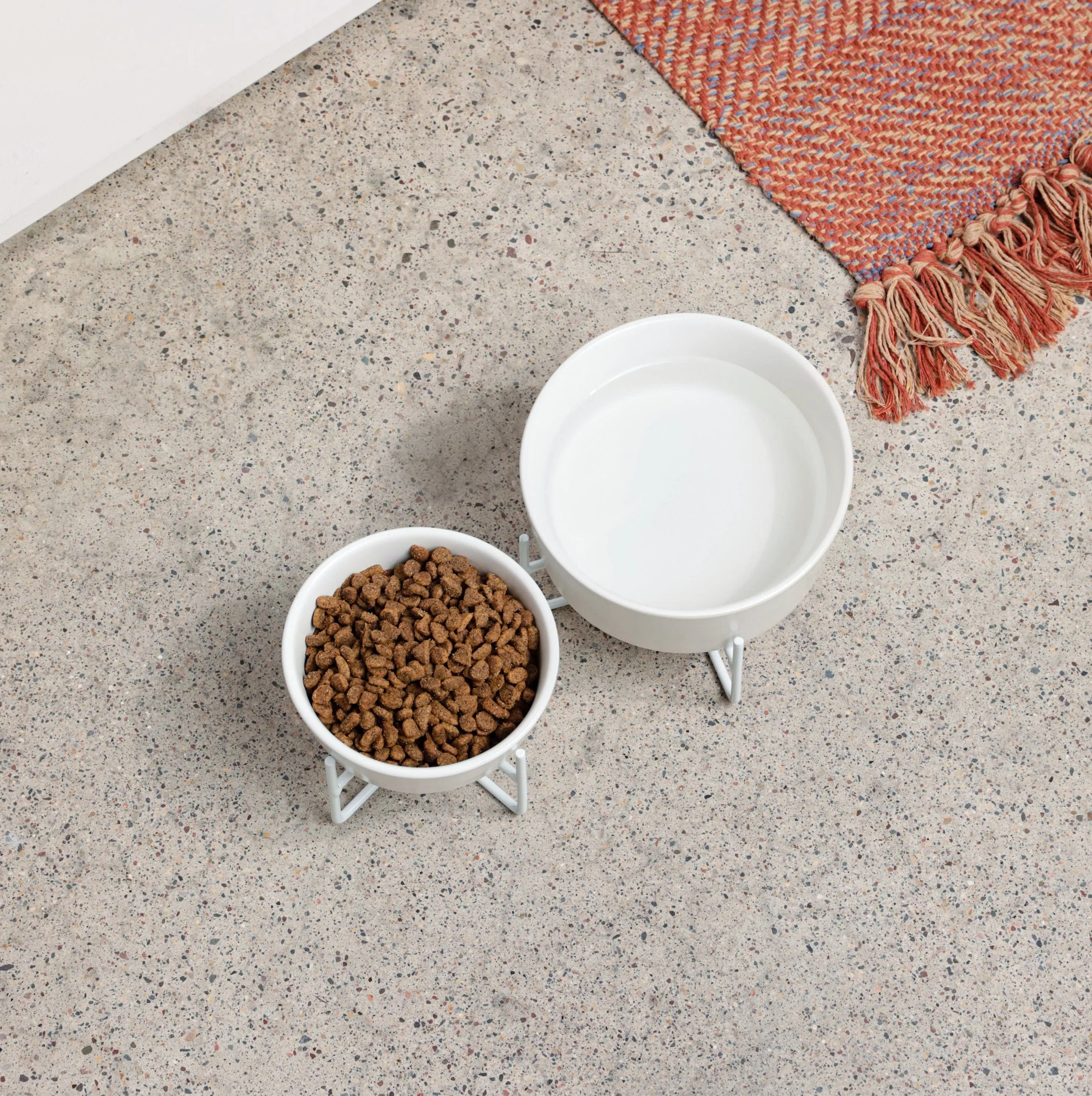 Simple Solid Bowl   Dog Bowl Stand by Waggo