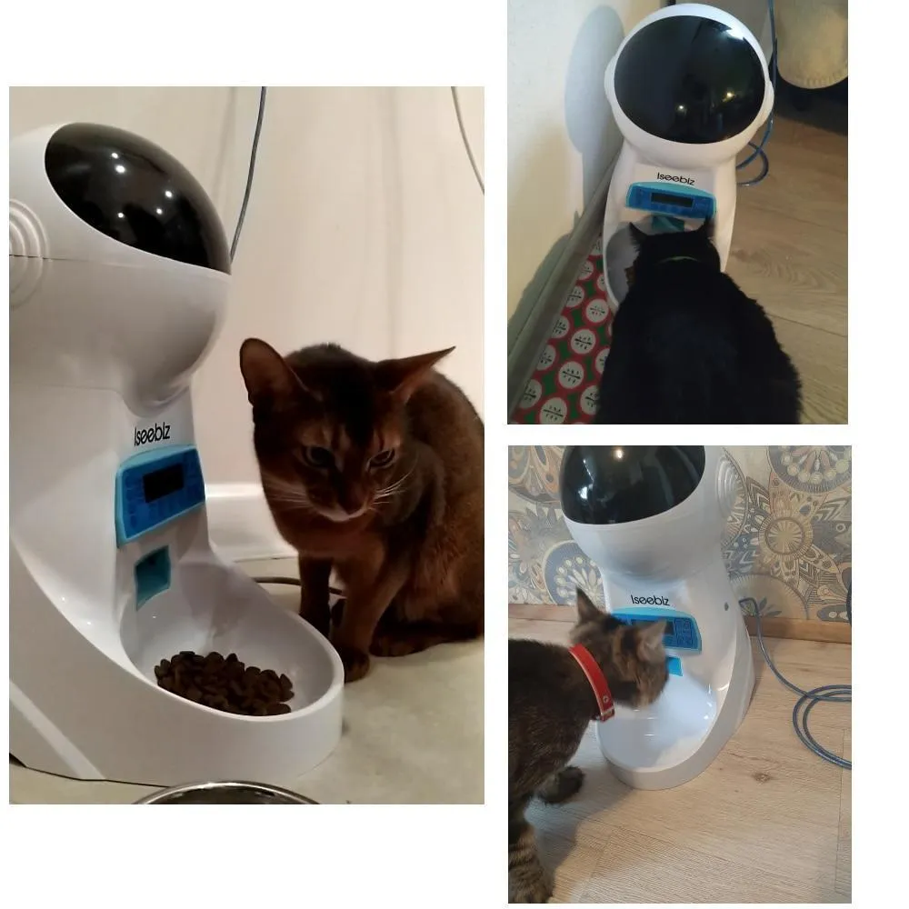 Smart Automatic Pet Feeder With Voice Recorder
