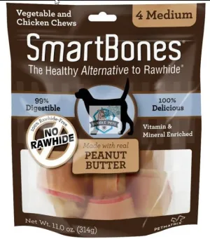 SmartBones Rawhide-free Peanut Butter Flavor Medium Dog Chews