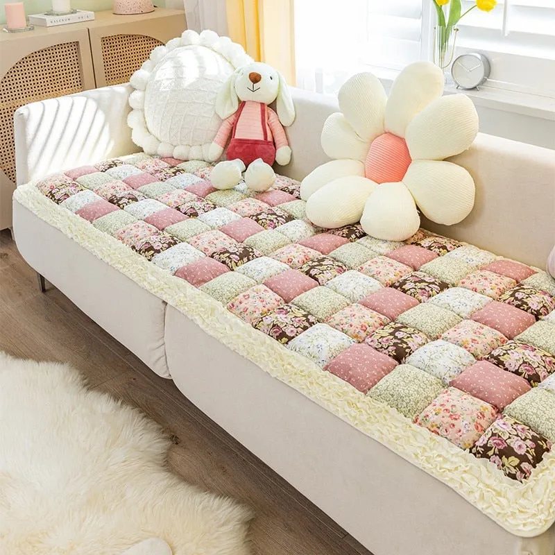 Stay Cozy: Removable Dog Bed Cotton Sofa Cover for Large Dogs - Winter Warm Cat Bed Pad, Washable Dog Cushion Blanket, and Premium Pet Supplies