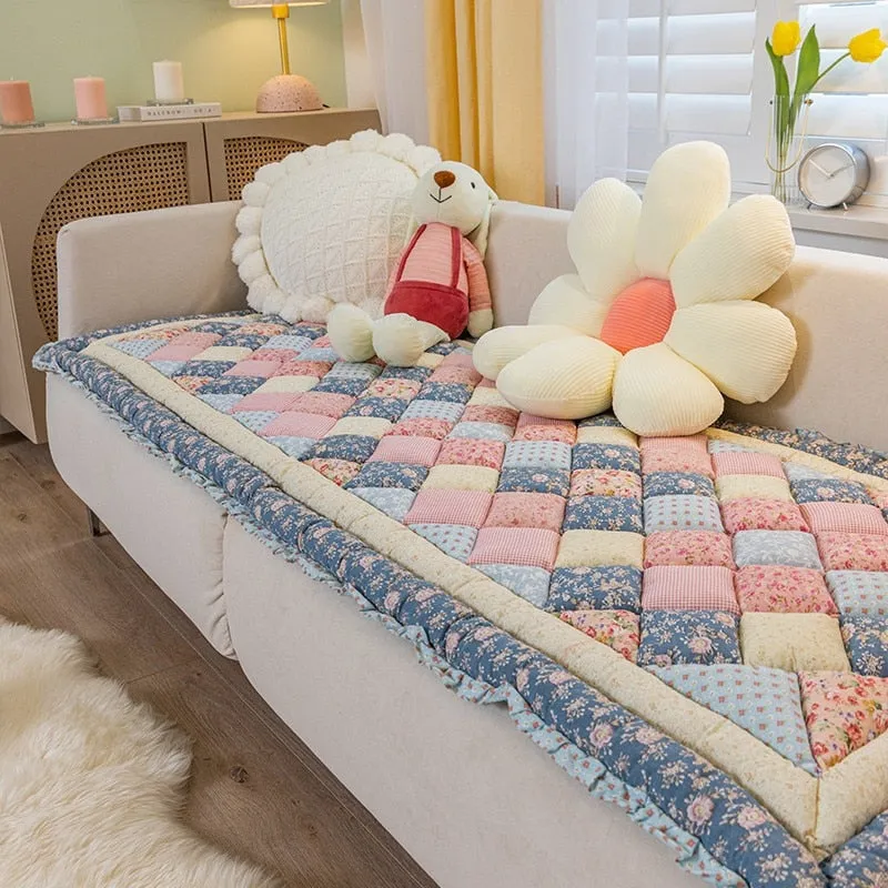 Stay Cozy: Removable Dog Bed Cotton Sofa Cover for Large Dogs - Winter Warm Cat Bed Pad, Washable Dog Cushion Blanket, and Premium Pet Supplies