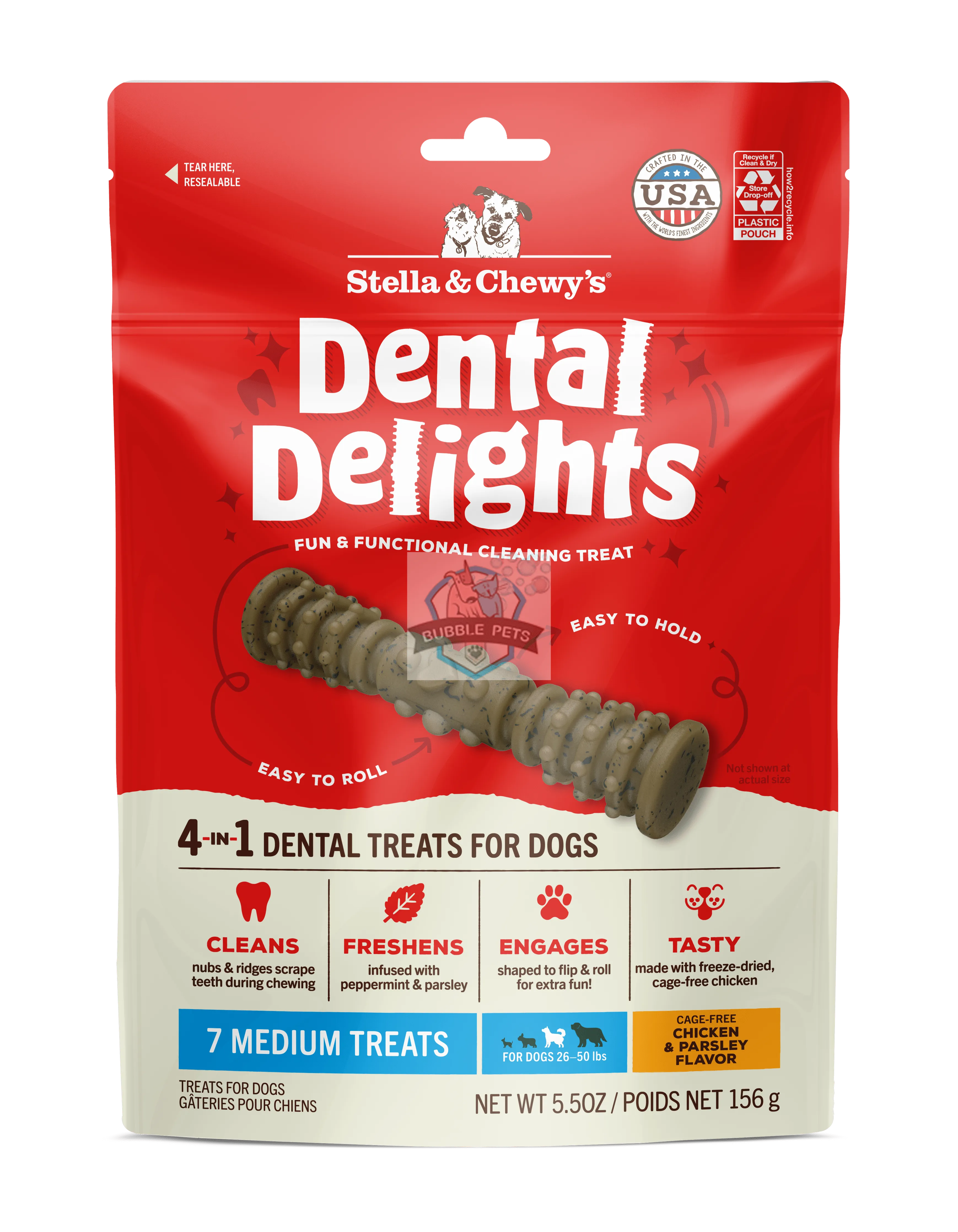 Stella & Chewy's Dental Delights Dog Treats