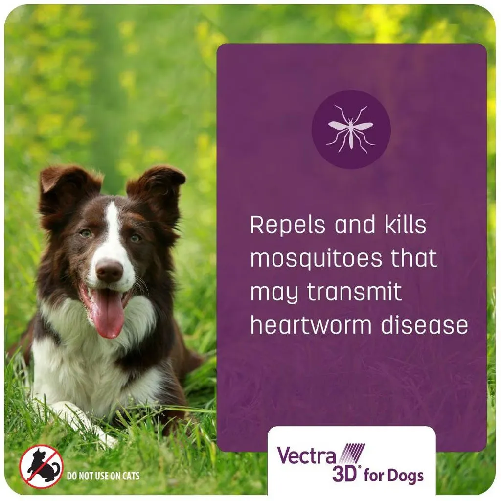 Vectra 3D Flea and Tick Spot Treatment for Dogs & Puppies, 11-20 lbs