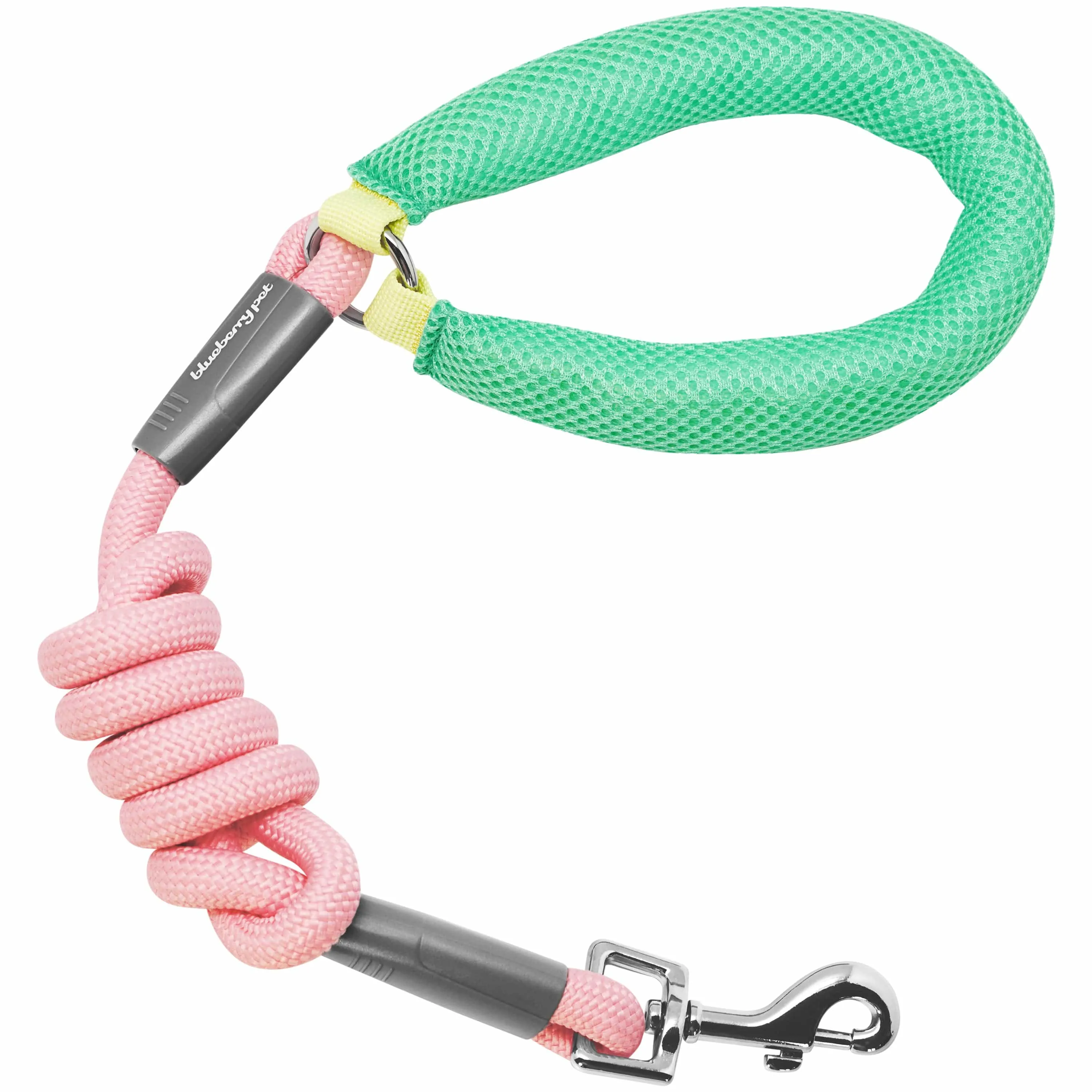 Vibrant Mesh Puffer Handle Ultra Cool Dog Rope Leash