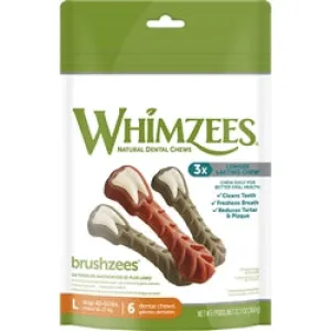 Whimzees Brushzees Large 12.7 Oz. Bag