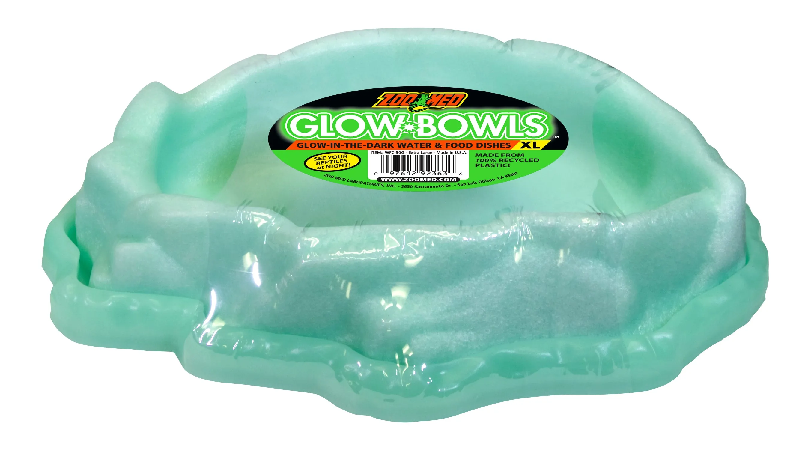Zoo Med Glow Bowl Food/Water Dish Combo