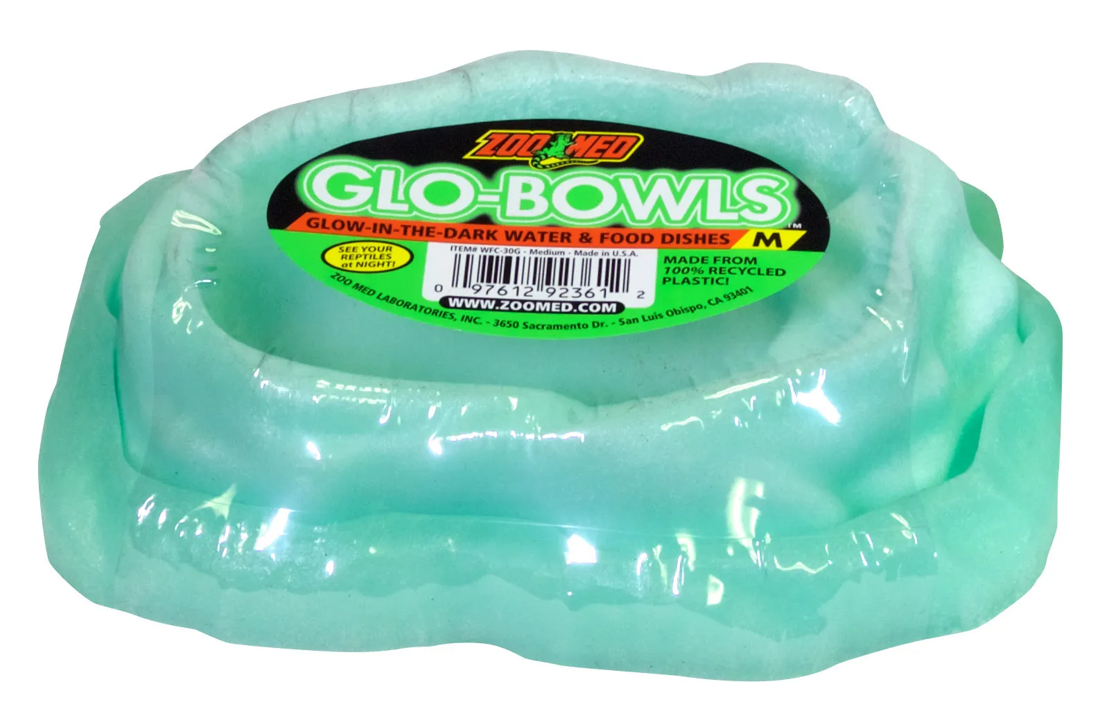 Zoo Med Glow Bowl Food/Water Dish Combo